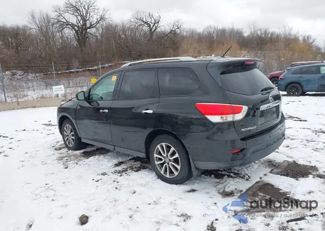 2015 Nissan Pathfinder S из США, поврежденный, VIN 5N1AR2MMXFC653280